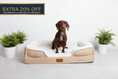 Load image into Gallery viewer, Dog bed with authentic Snug n Woof logo