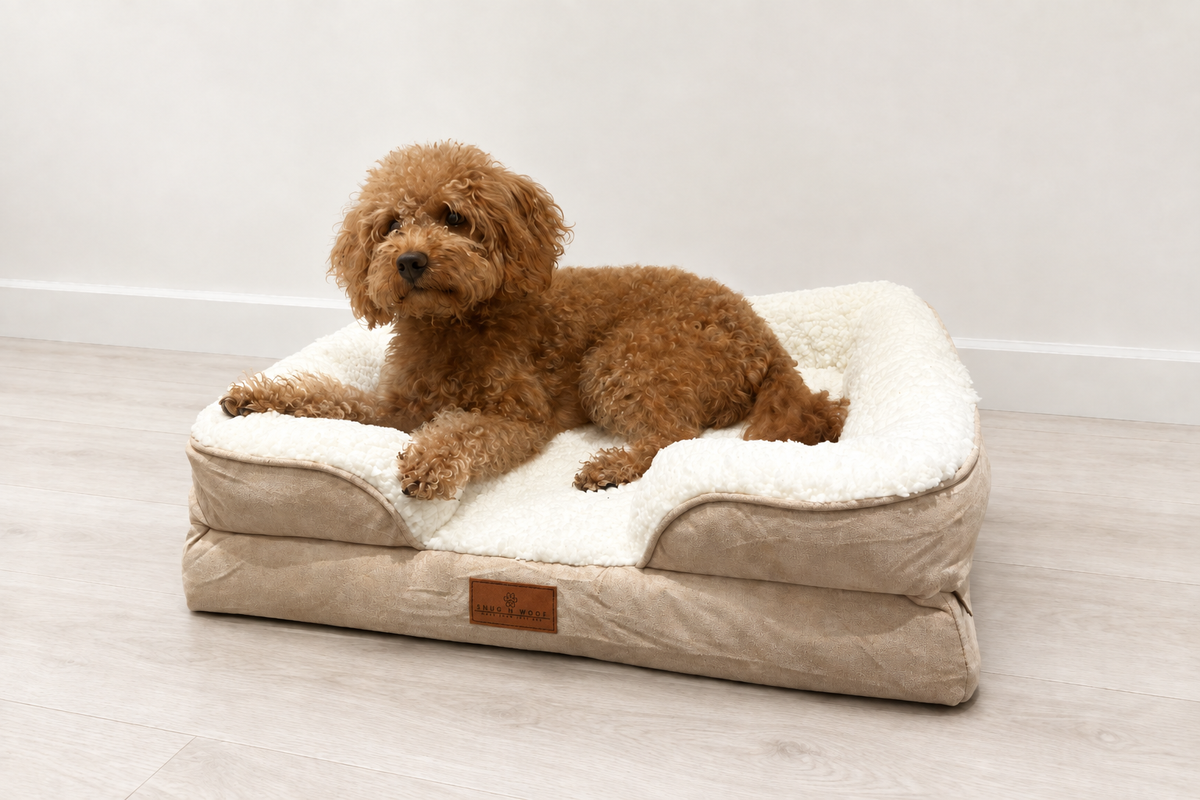 Cream bed logo-correction preview