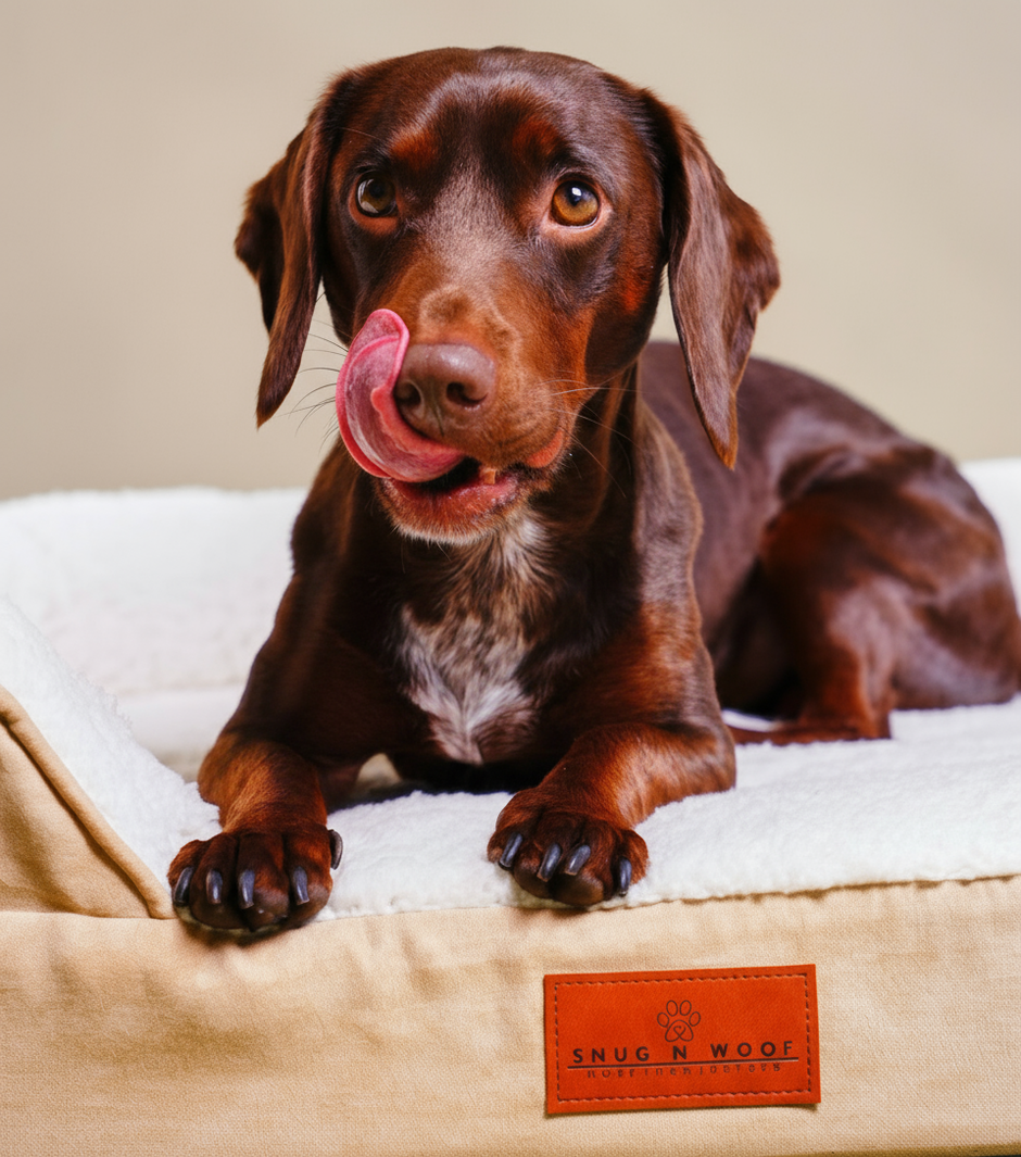 Landscape version of Snug n Woof dog image