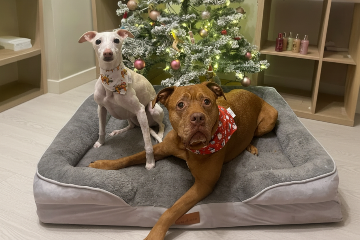 Premium background with white laminate flooring