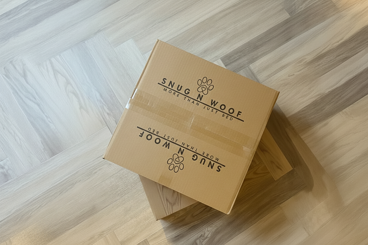 Premium Snug n Woof packaging without tape